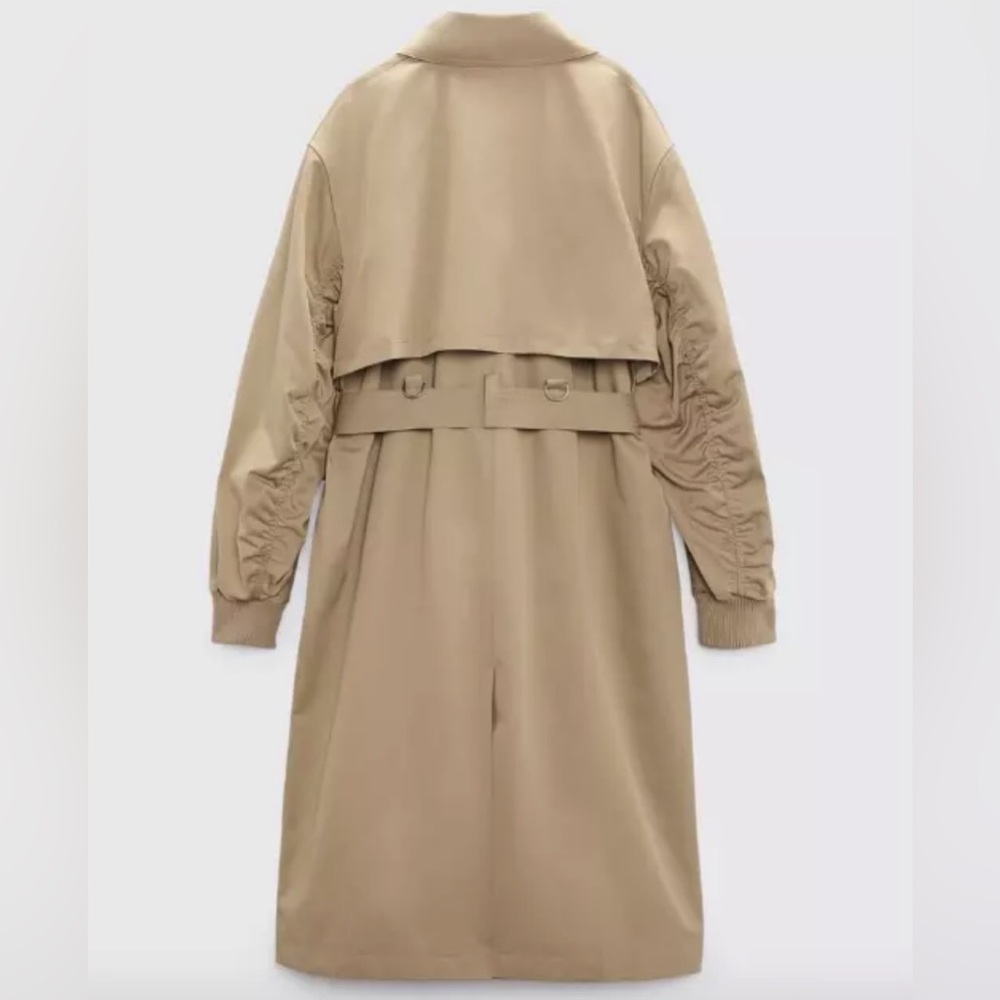 Zara Belted Trench Coat - Picture 5 of 9